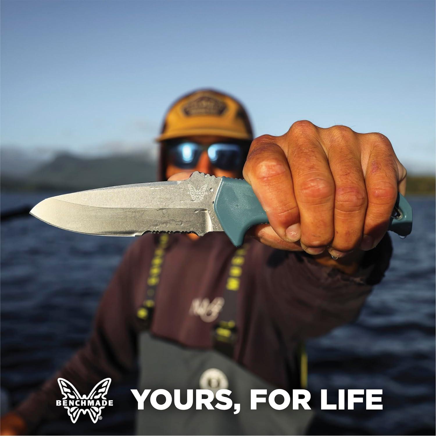 Cuchillo de Exterior Benchmade Undercurrent 18040S 24cm Azul