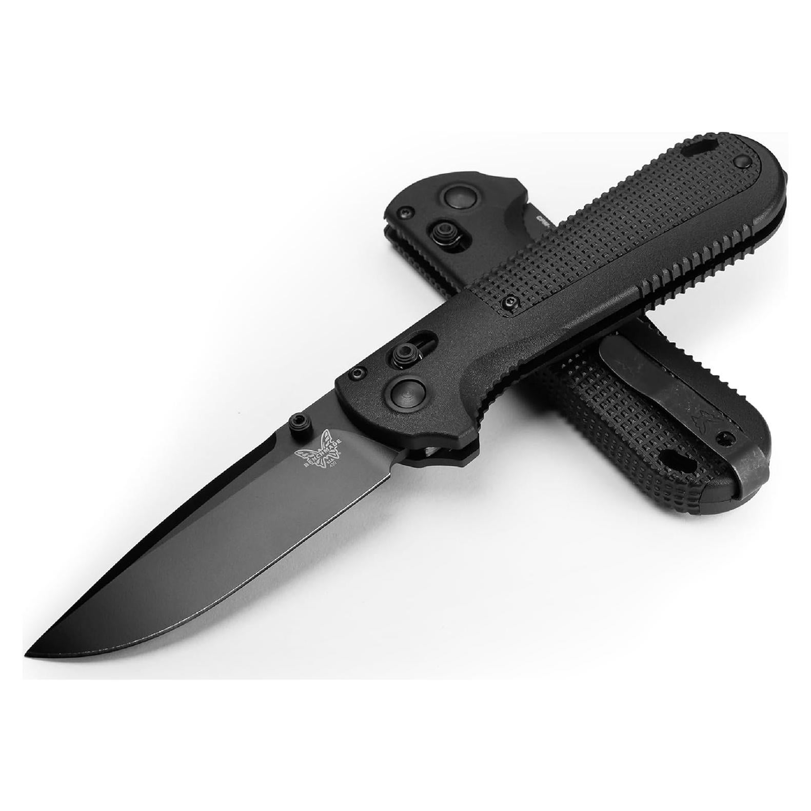 Cuchillo Táctico Benchmade Redoubt 430BK-02 Hoja Lisa Negro