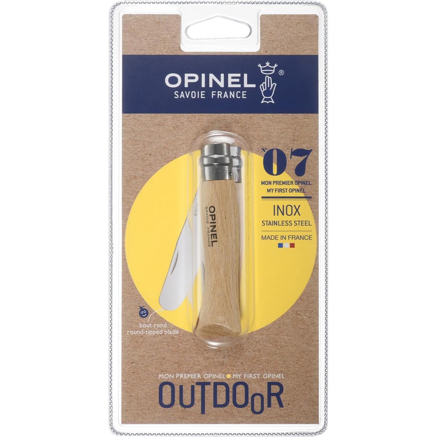 Cuchillo Plegable Opinel Mi Primer No.7 para Niños - Hoja 8.89 cm