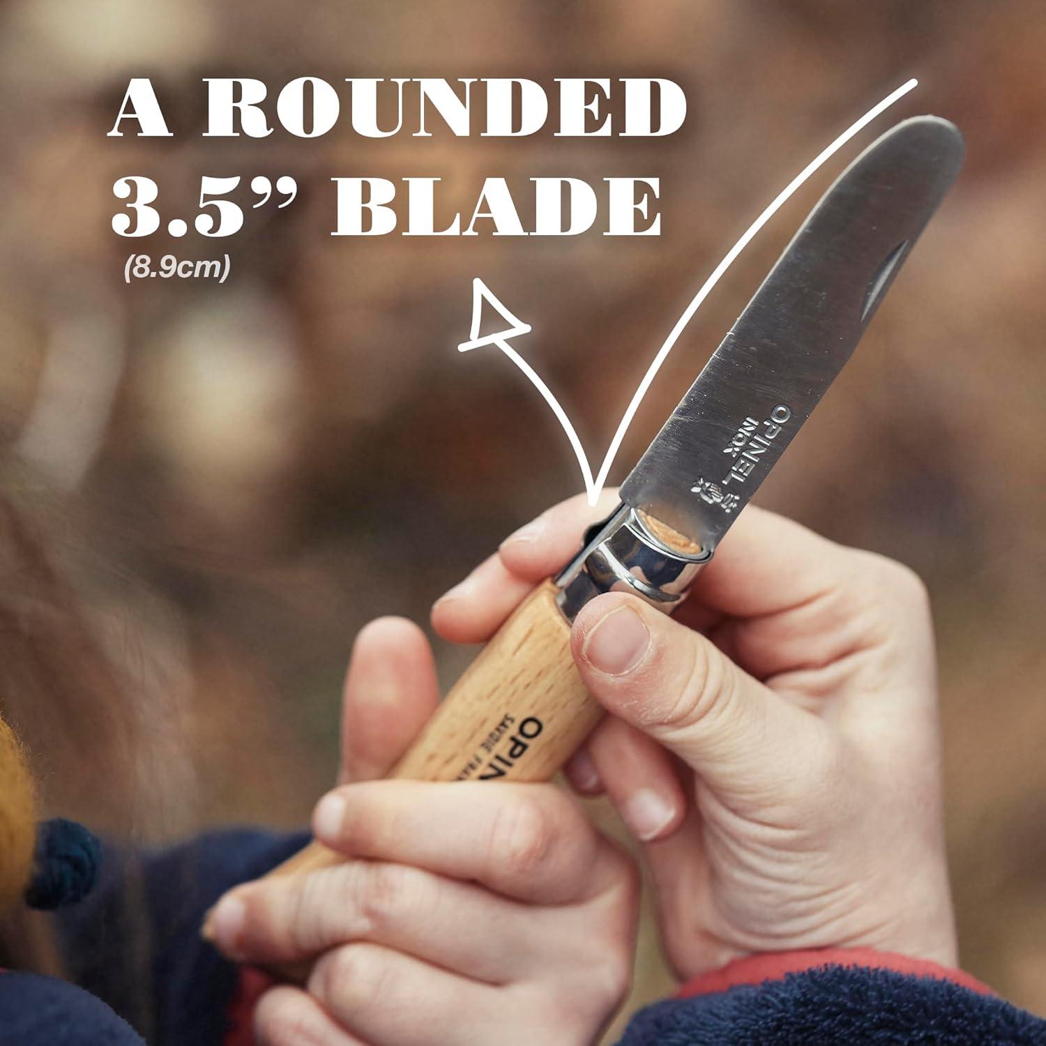 Cuchillo Plegable Opinel Mi Primer No.7 para Niños - Hoja 8.89 cm