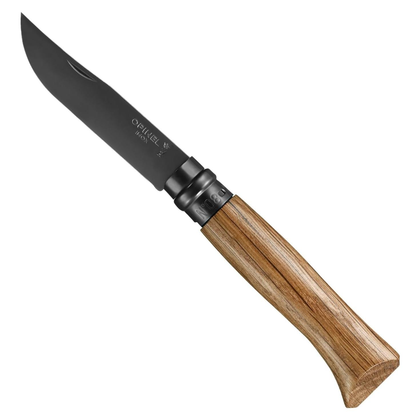 Cuchillo Plegable Opinel No 08 Estudio Negro 8.5 cm Acero Inoxidable