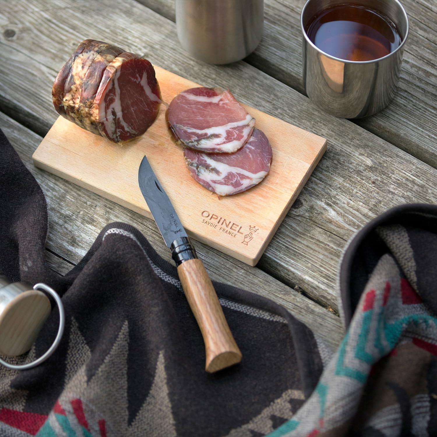 Cuchillo Plegable Opinel No 08 Estudio Negro 8.5 cm Acero Inoxidable