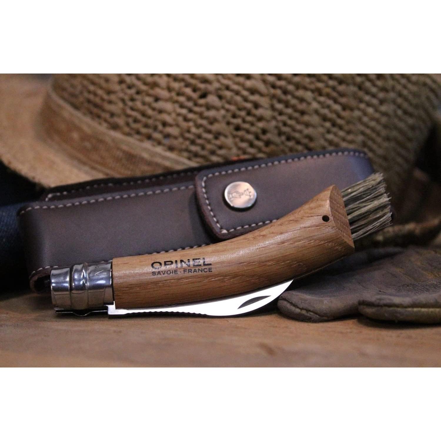 Cuchillo de Champiñones Opinel No. 8 - Hoja Curvada 8 cm