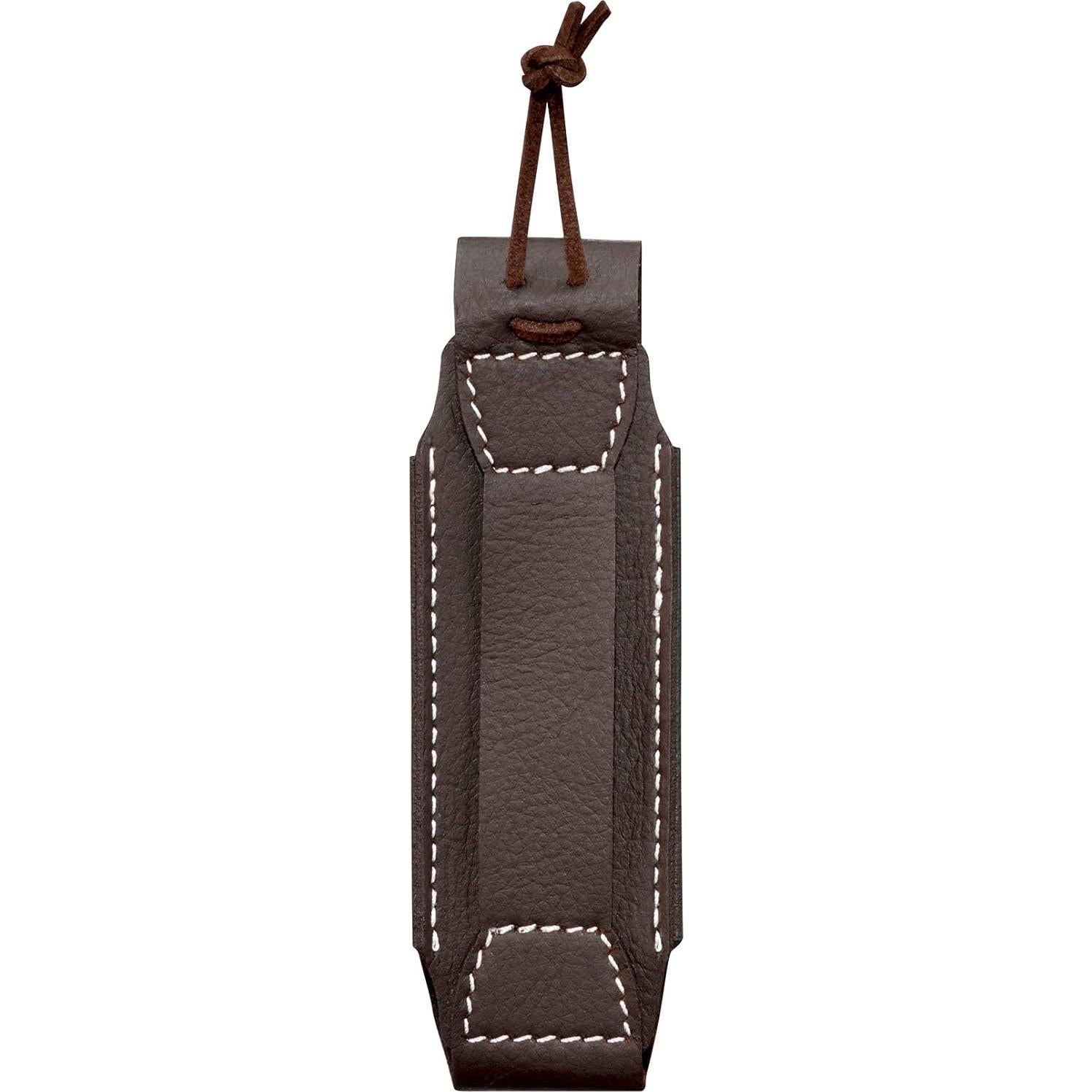 Cuchillo de bolsillo plegable Opinel Carbon No. 8 con funda