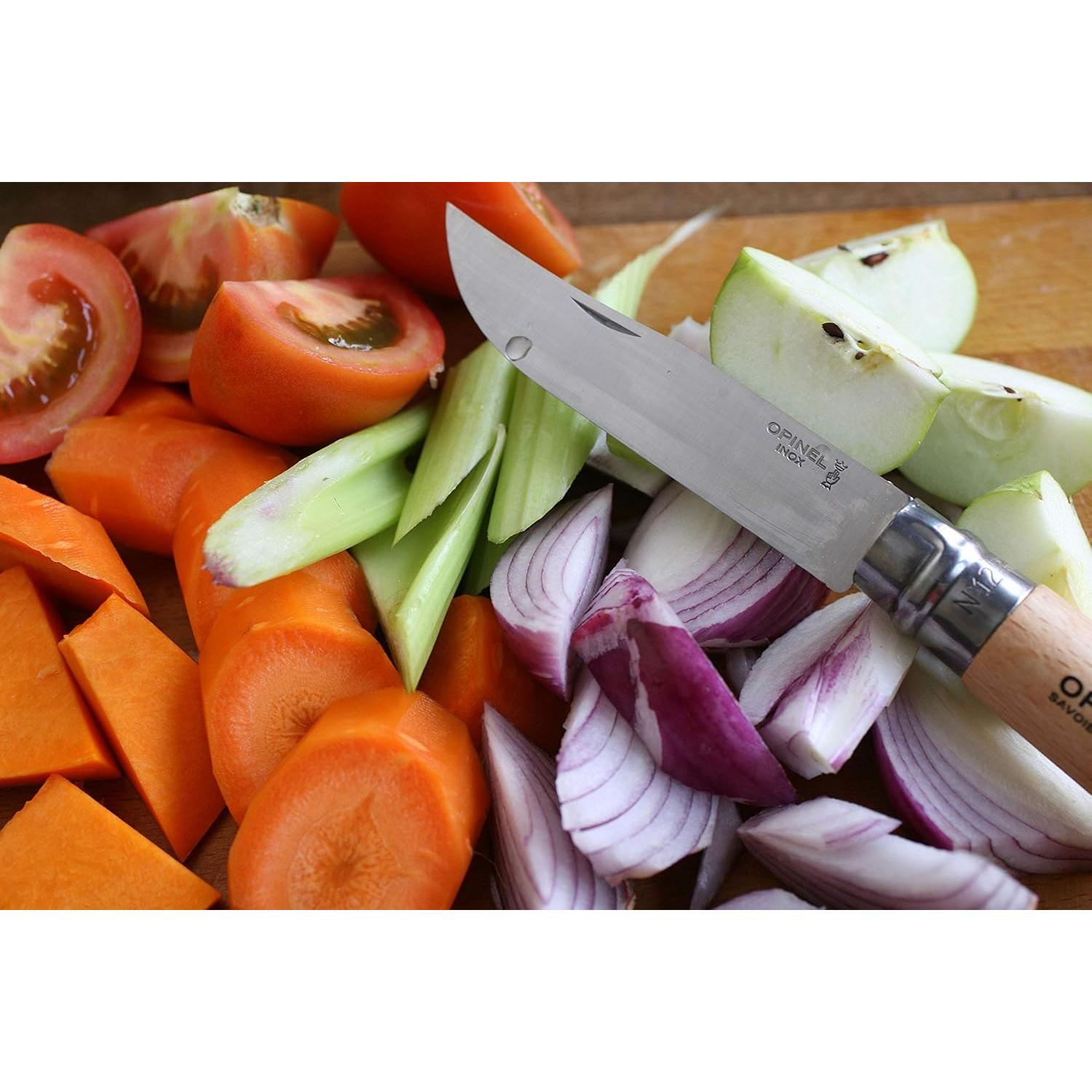 Cuchillo Plegable Opinel No. 8 Roble Bisonte 8.5 cm Inox