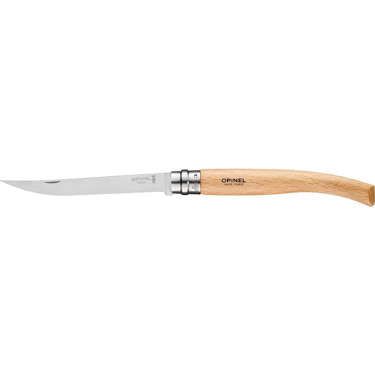 Cuchillo de Filete Plegable Opinel Effilé No. 12 Madera de Haya