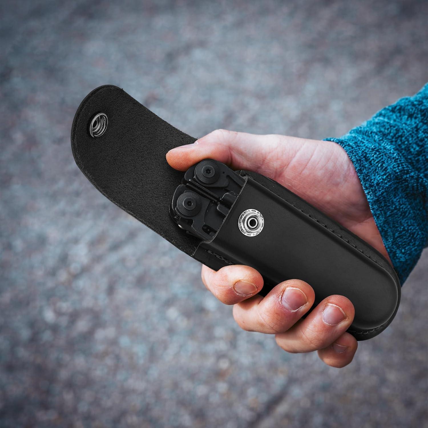 Funda de Cuchillo de Piel A.I.FORCE para Cuchillos de 10.16 cm