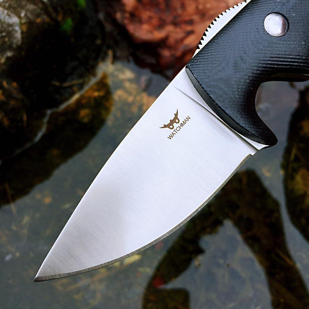 Cuchillo Fijo EDC Watchman WF218 Acero D2 18.5cm con Funda Kydex