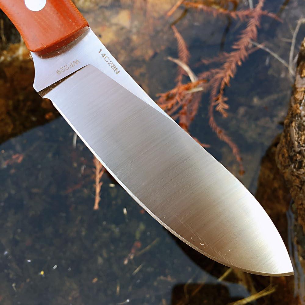 Cuchillo Fijo Watchman WF229 Acero 14C28N Mango Micarta