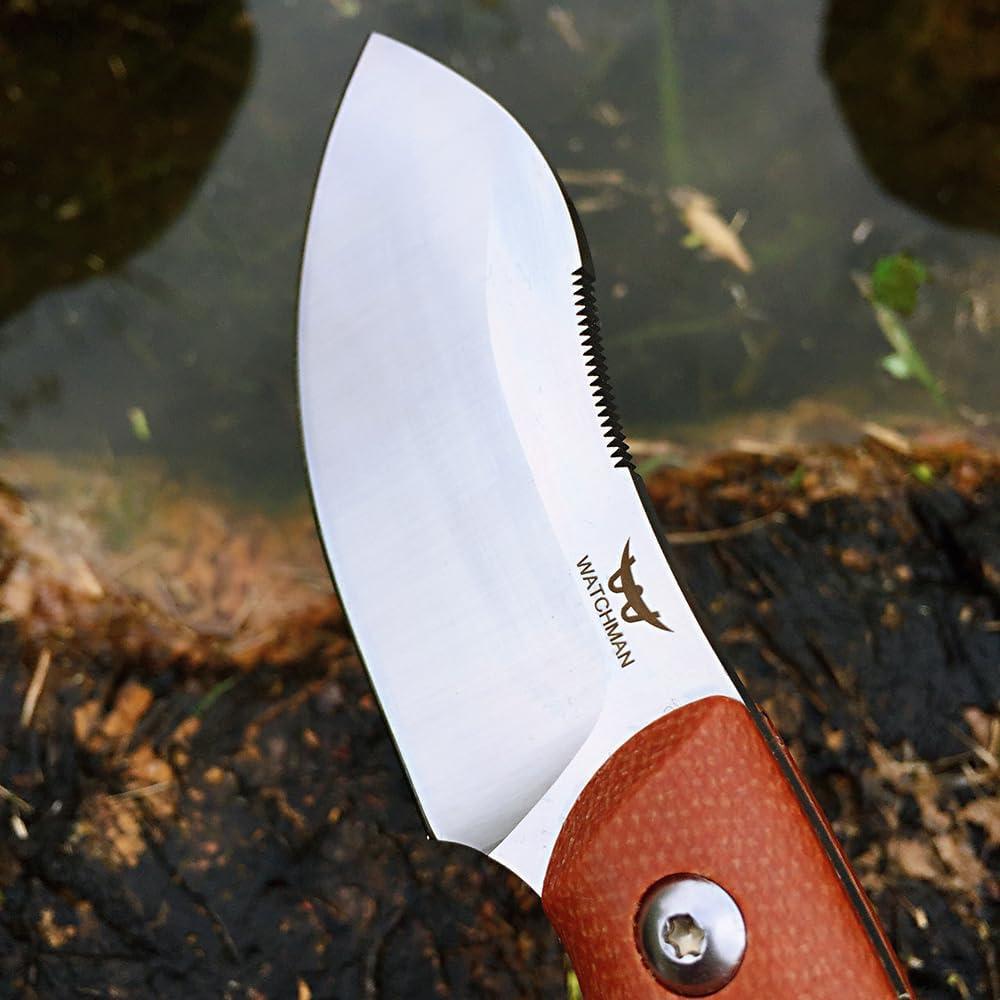 Cuchillo de hoja fija Watchman WF220 Acero 14C28N Mango Micarta