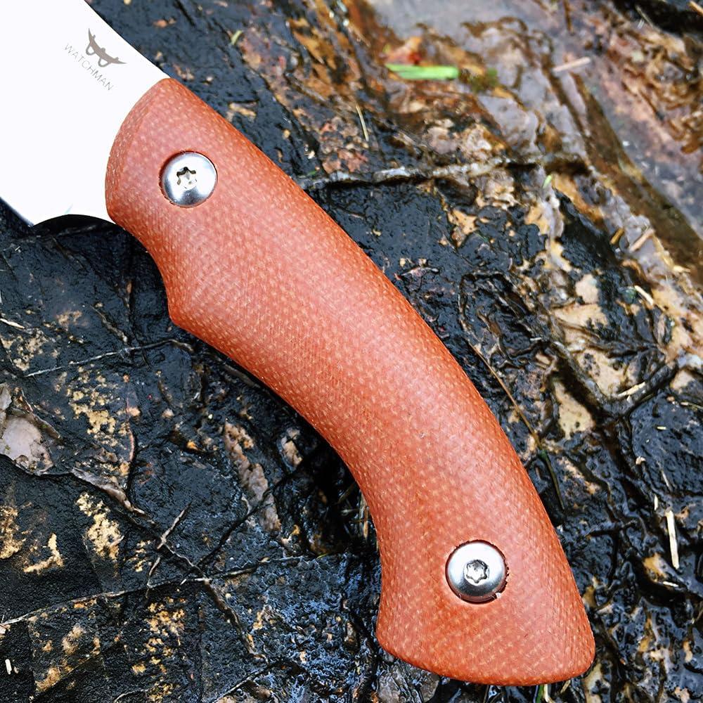 Cuchillo de hoja fija Watchman WF220 Acero 14C28N Mango Micarta