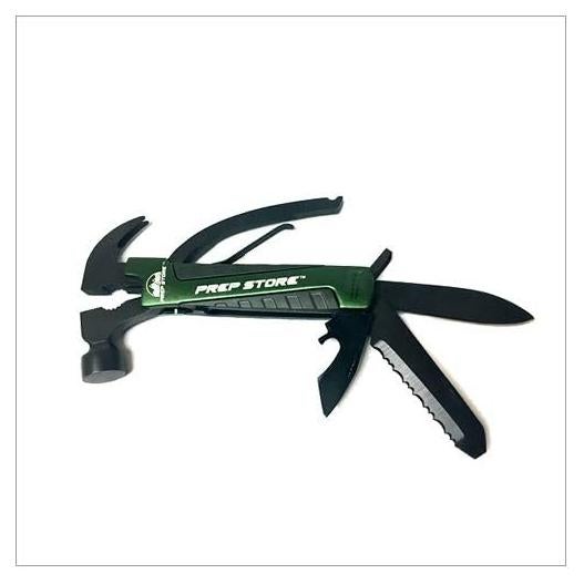 Herramienta Multiuso 13-en-1 Prep Store para Camping y Emergencias