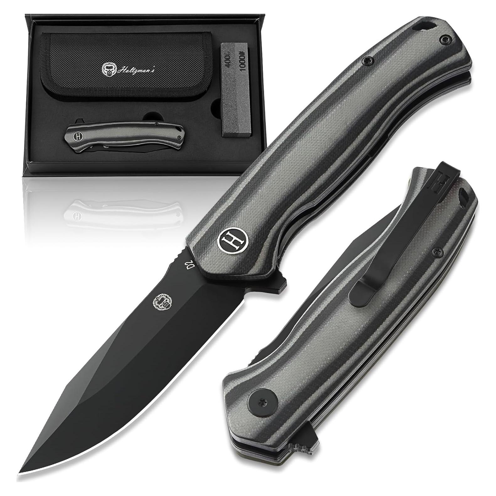 Cuchillo Plegable Holtzman's Gorilla Acero D2 Mango G10 19.4cm