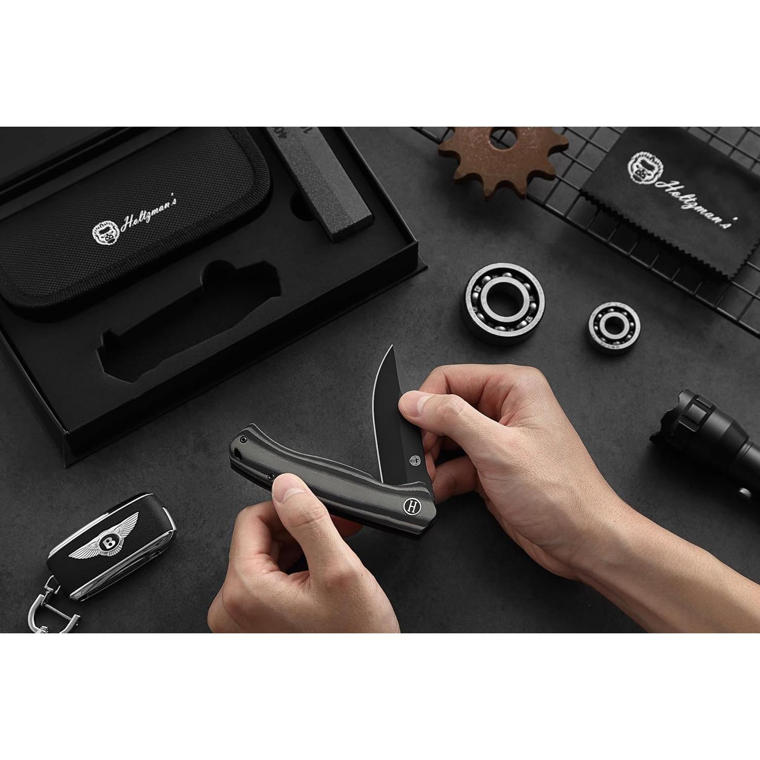 Cuchillo Plegable Holtzman's Gorilla Acero D2 Mango G10 19.4cm