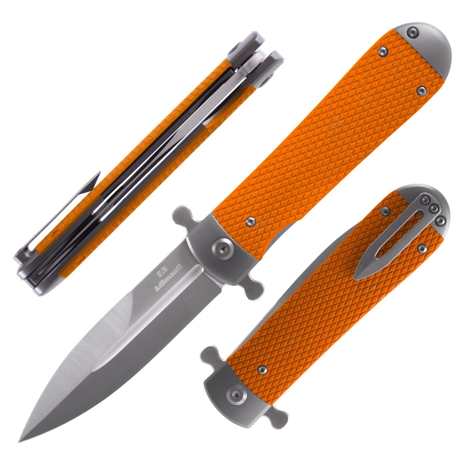 Cuchillo Plegable Ganzo Samson-OR Naranja Hoja Acero D2