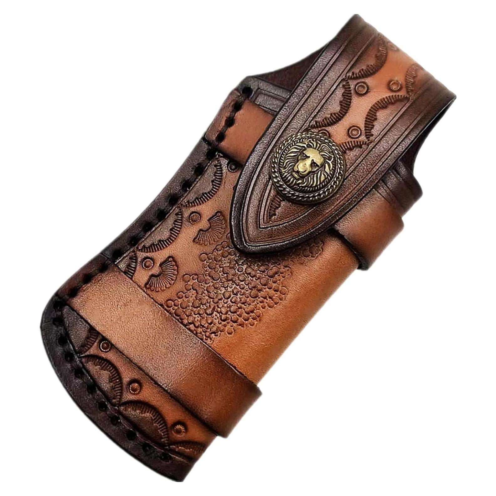 Funda de Cuchillo de Cuero COHOMELARS 10.8 cm Marrón EDC