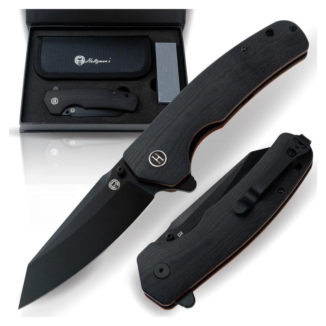 Cuchillo de bolsillo Holtzman's Gorilla Survival G10 D2 21.6 cm