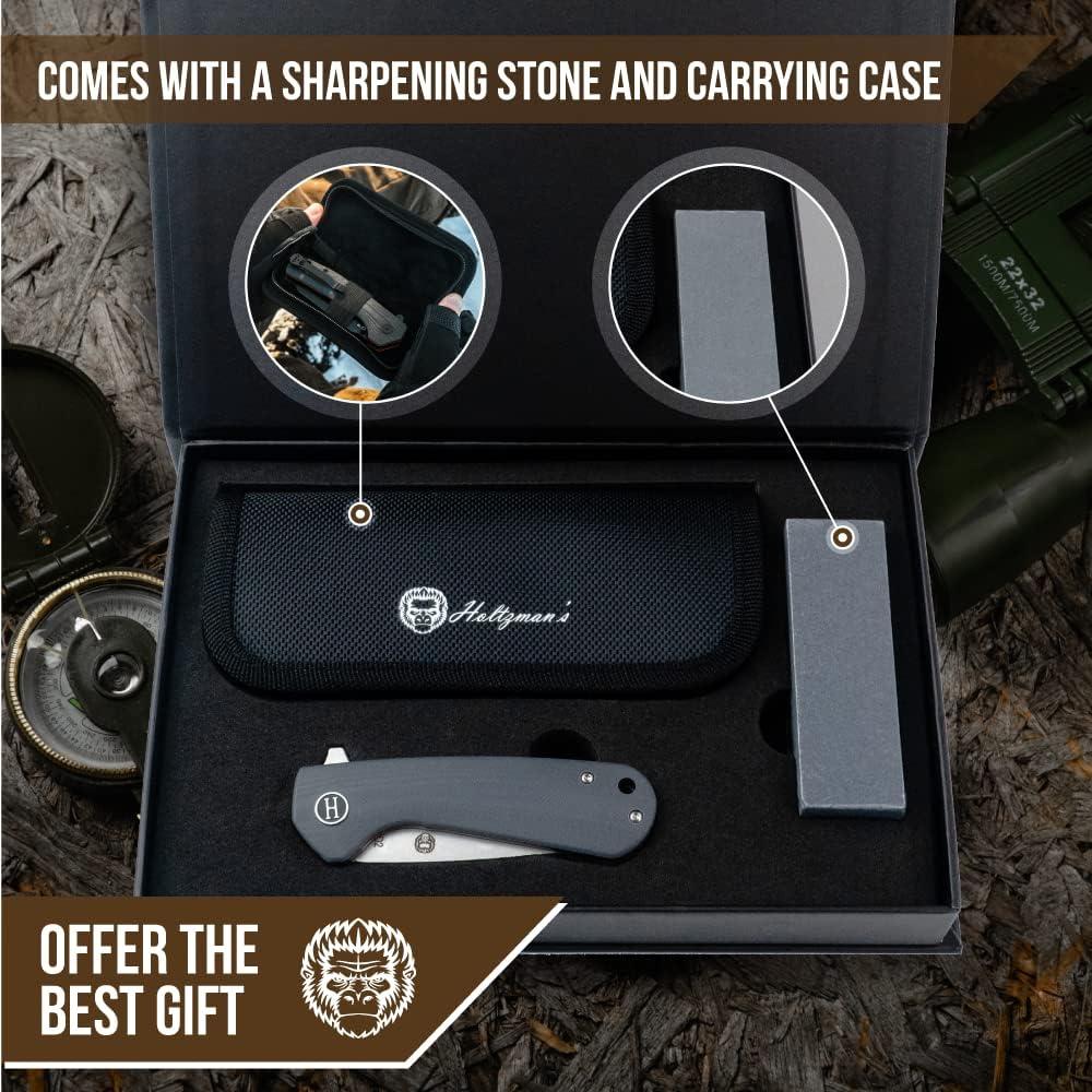 Cuchillo Plegable de Supervivencia Holtzman La Salvaje 16.36cm