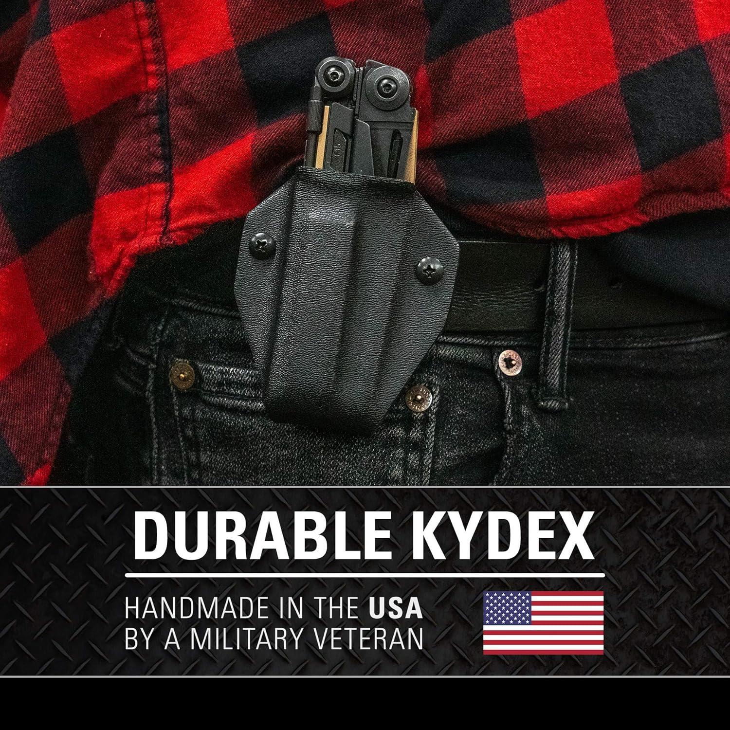 Funda Kydex Clip & Carry para Leatherman MUT - Marrón