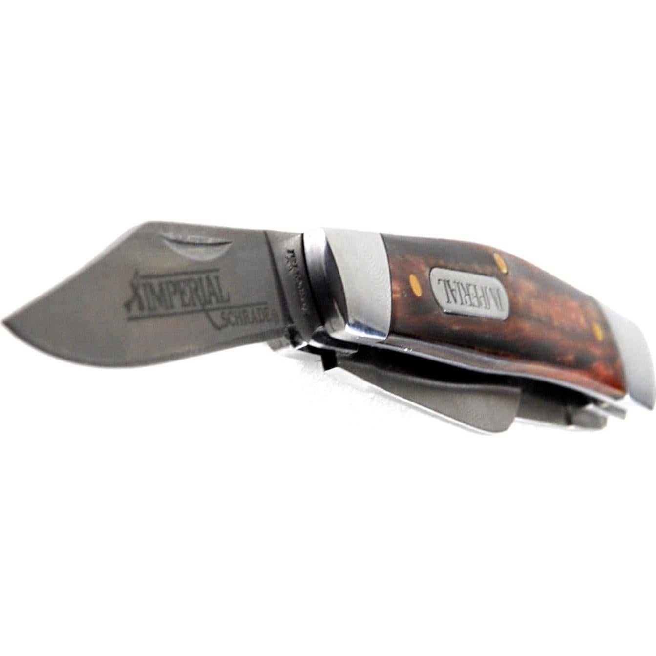 Cuchillo de bolsillo plegable Imperial Schrade IMP15S 3 hojas acero