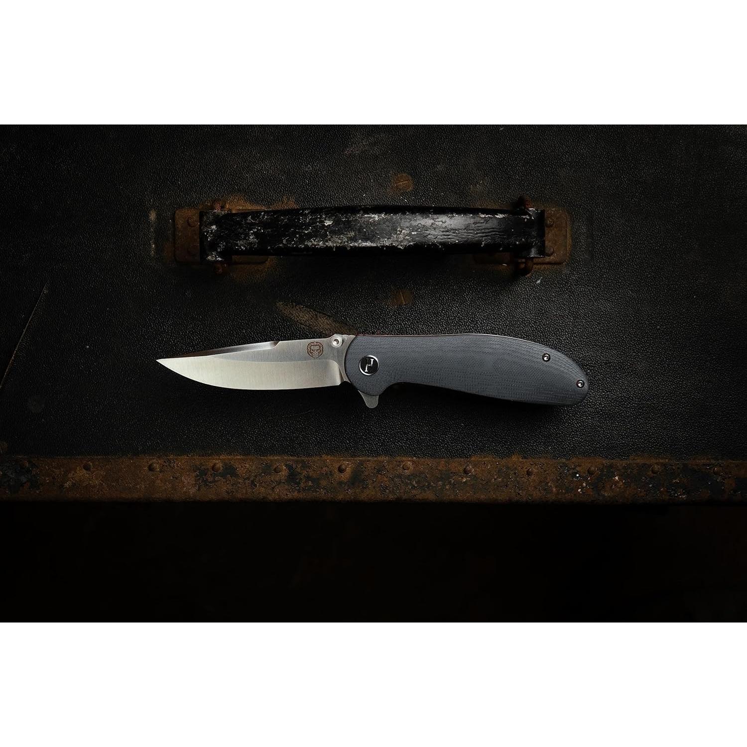Cuchillo Plegable Holtzman H4-AZIS-CAI5 Acero D2 Mango G10