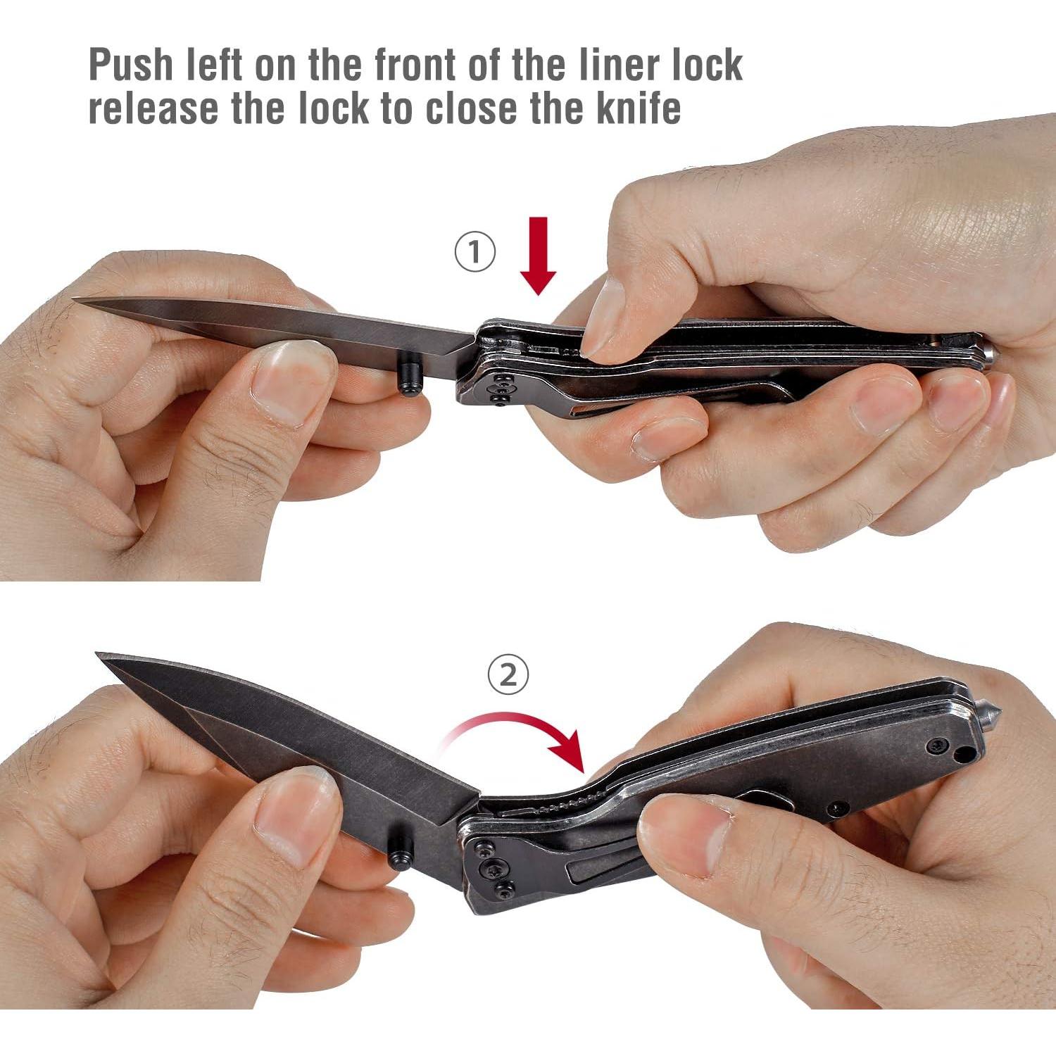 Cuchillo Plegable Mossy Oak MO18019A Acero Inoxidable 17.78 cm