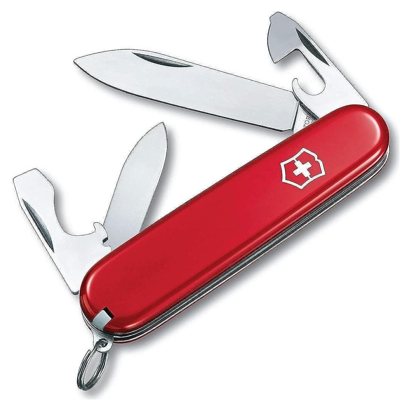 Cuchillo Suizo Victorinox Recruit 10 Funciones Rojo 49.87g