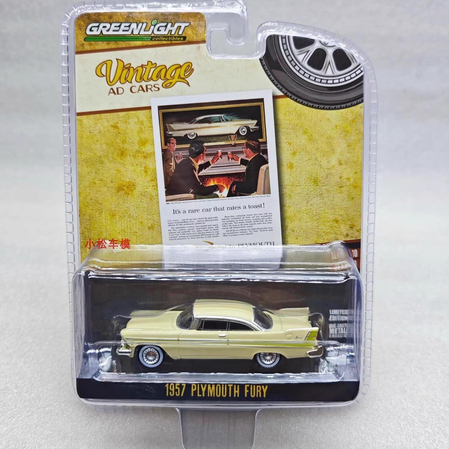 Coche a Escala 1:64 Plymouth Fury 1957 - Neumáticos de Goma