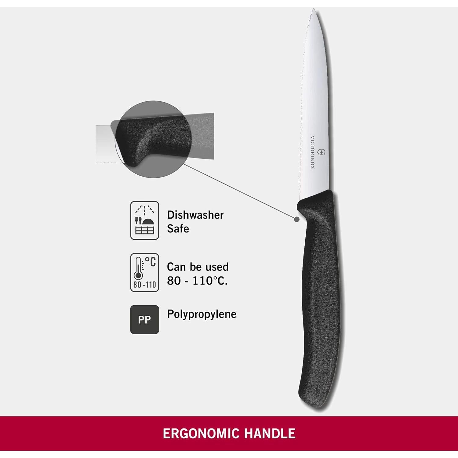 Cuchillo de Pelar Victorinox Swiss Classic 10.16 cm Punta Serrada