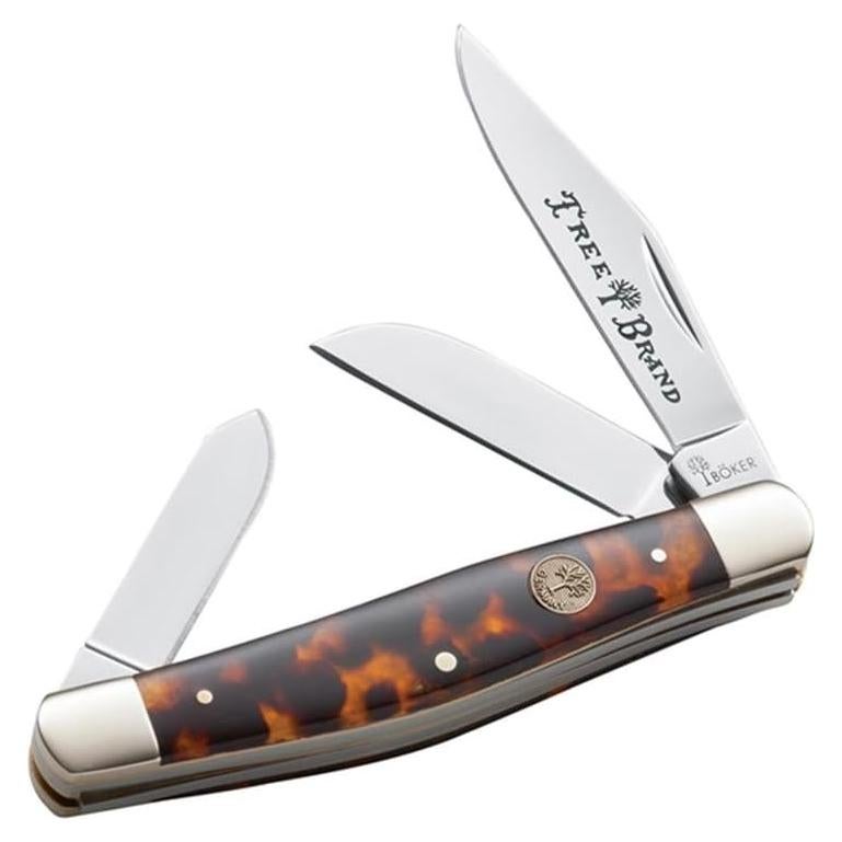 Cuchillo de Caza Boker Stockman Imitación Tortuga 10.16 cm