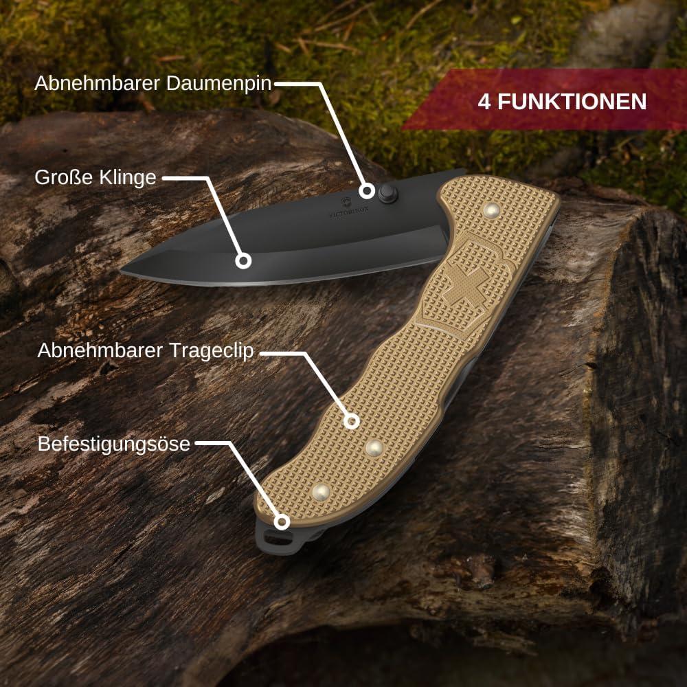 Cuchillo Suizo Victorinox Evoke BS Plegable 13.59cm Beige