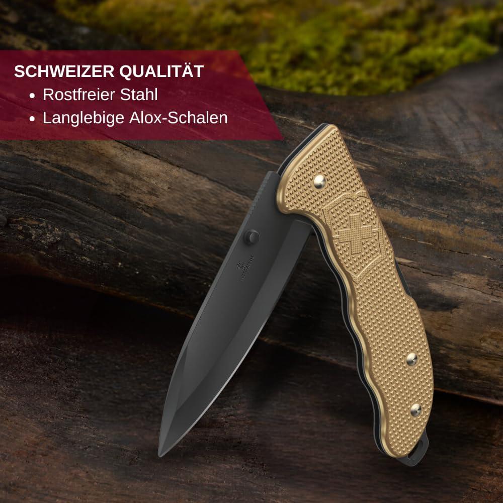 Cuchillo Suizo Victorinox Evoke BS Plegable 13.59cm Beige