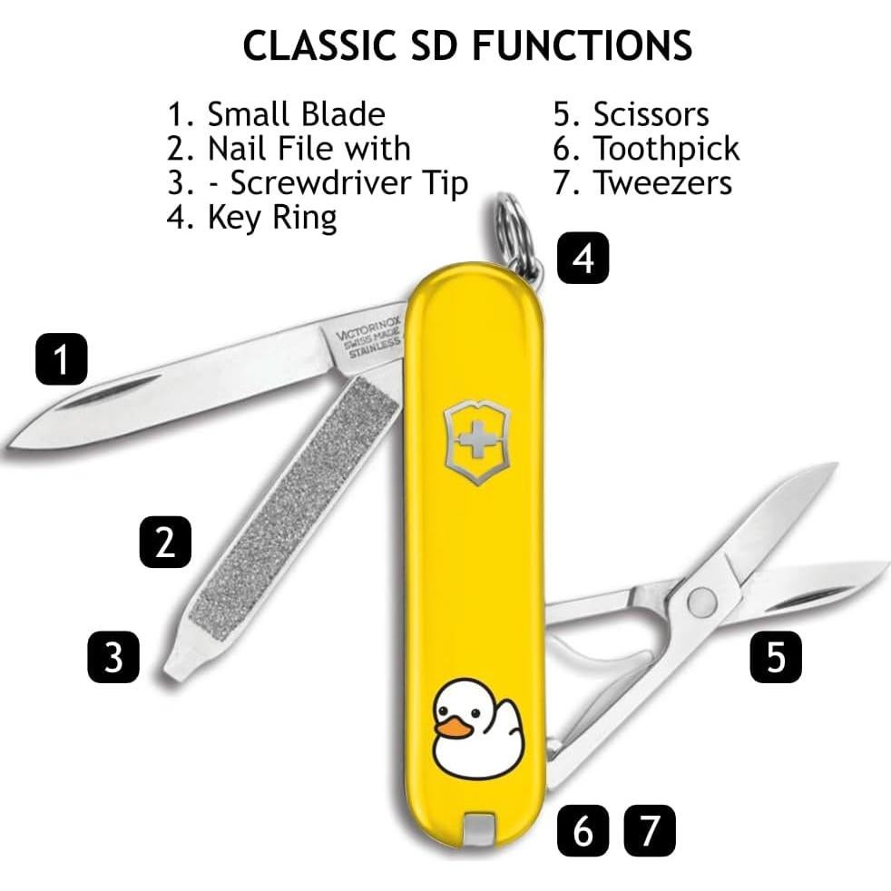 Cuchillo Suizo Victorinox Patitos de Goma Clásico SD 5.79cm