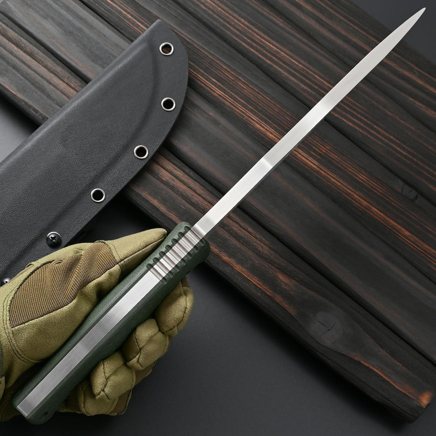 Cuchillo Fijo Sitivien ST21 Acero AUS-10 8mm Mango G10