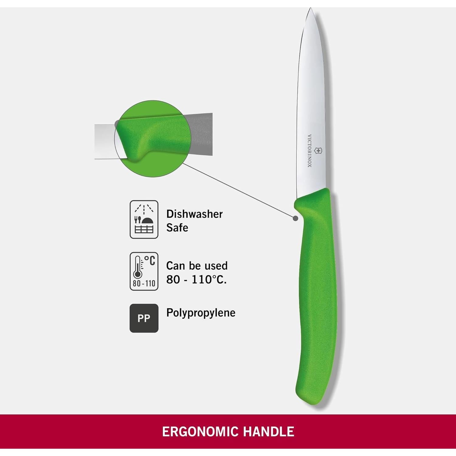 Cuchillo de Pelar Victorinox 6.7706.L114 Verde 10 cm Acero Inoxidable