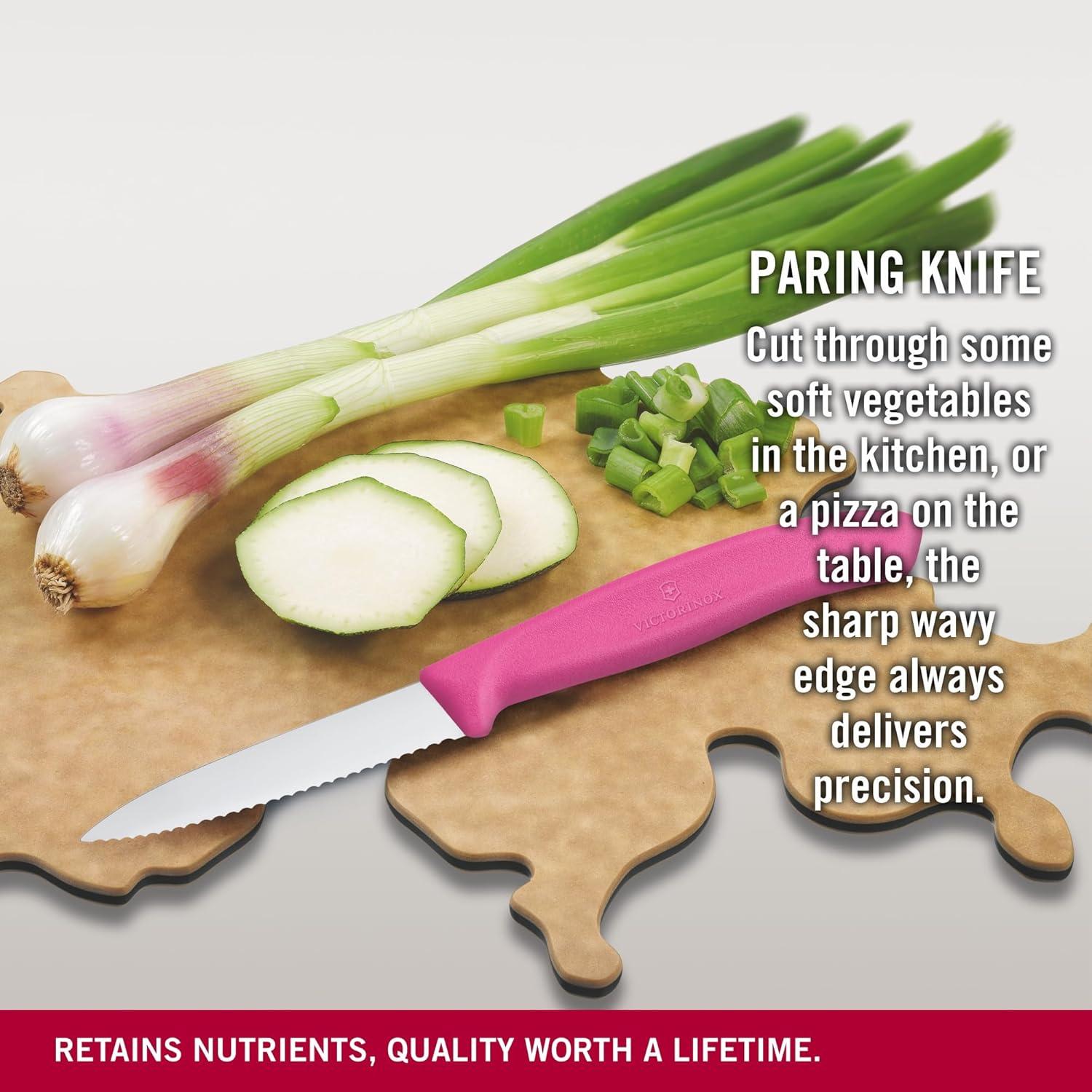 Cuchillo de Pelar Victorinox Swiss Classic Rosa 7.87 cm Serrado