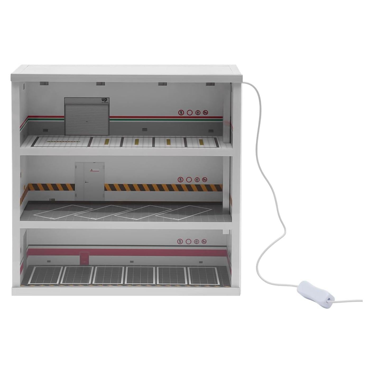 Vitrina para Autos 1:64 Jiabailie 3 Niveles con LED