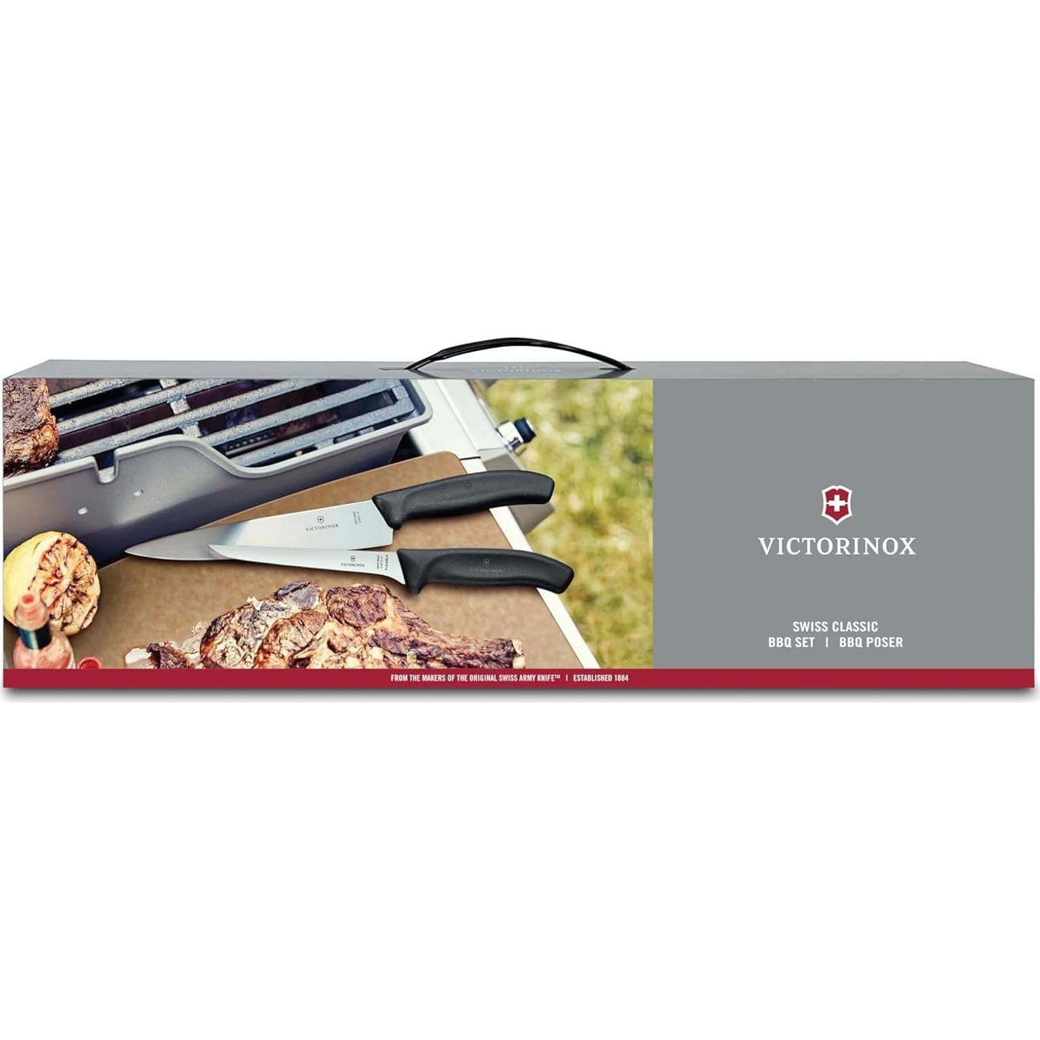 Set de Utensilios de BBQ Victorinox 7 Piezas Acero Inoxidable