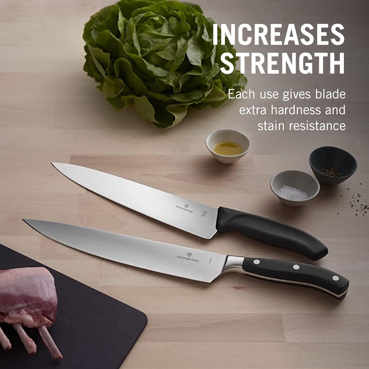 Swiss Classic 8-Inch Fillet Knife, with Straight Flexible Blade, Multicolor