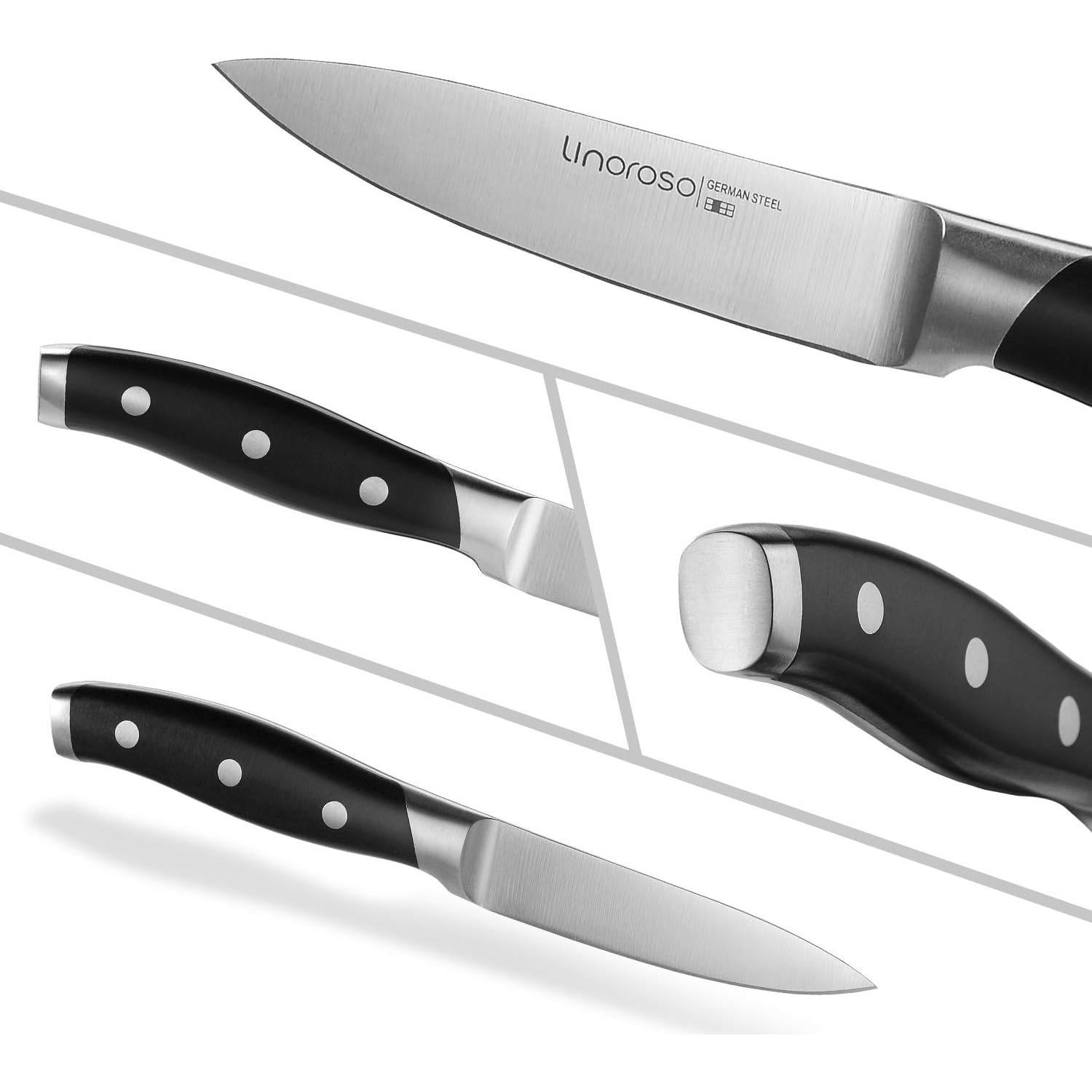 Cuchillo de Pelar Linoroso 8.9 cm Acero Inoxidable Ergonómico