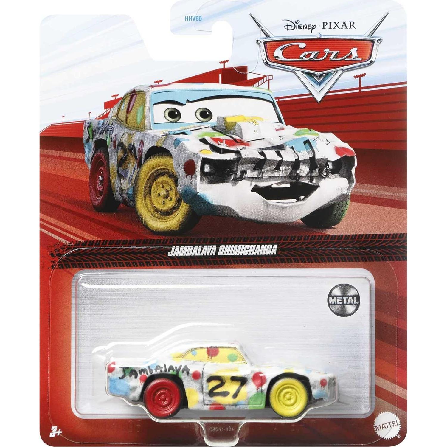 Miniaturas de Vehículos Disney Cars Mattel 1:55 Multicolor
