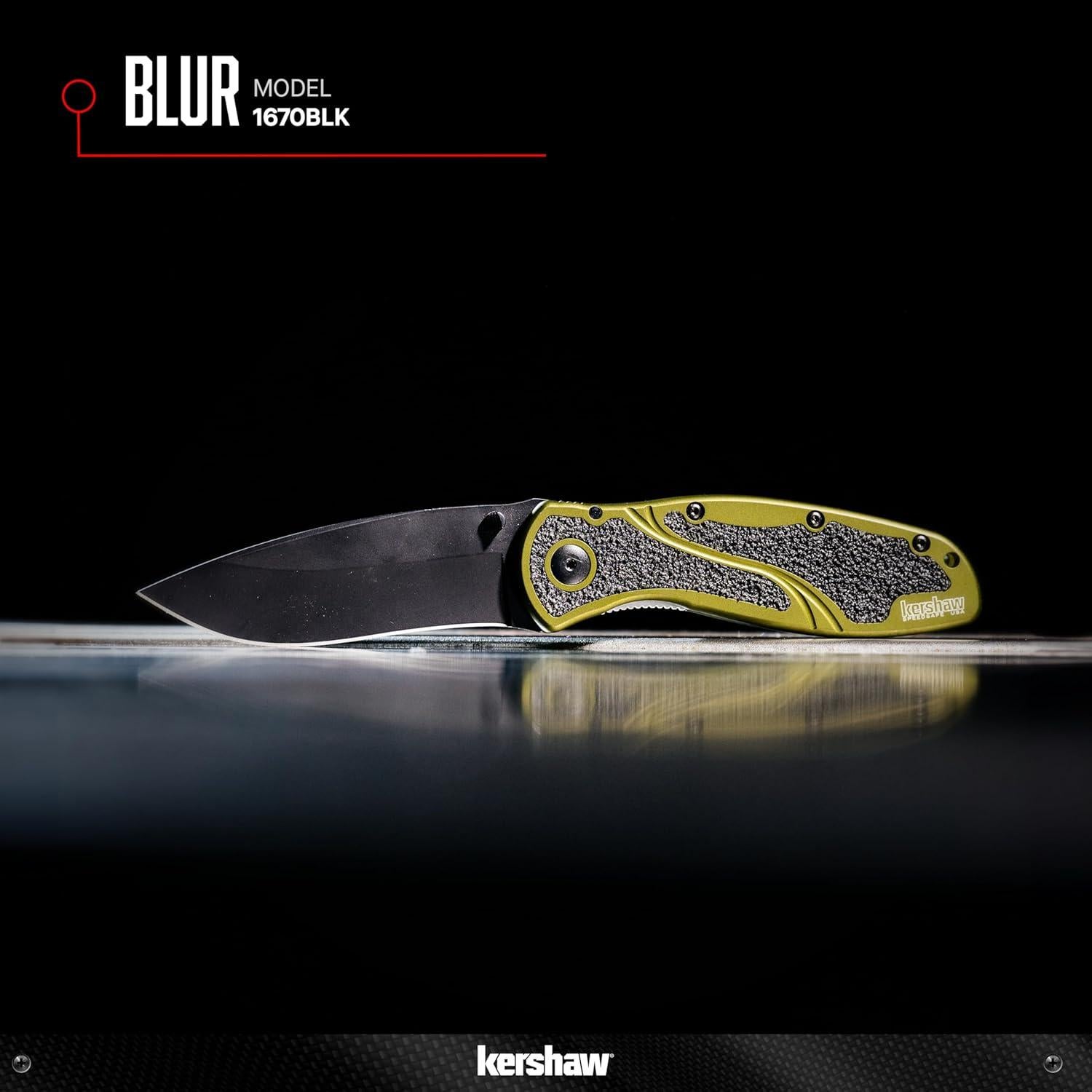 Cuchillo de bolsillo Kershaw Blur 8.64 cm acero inoxidable
