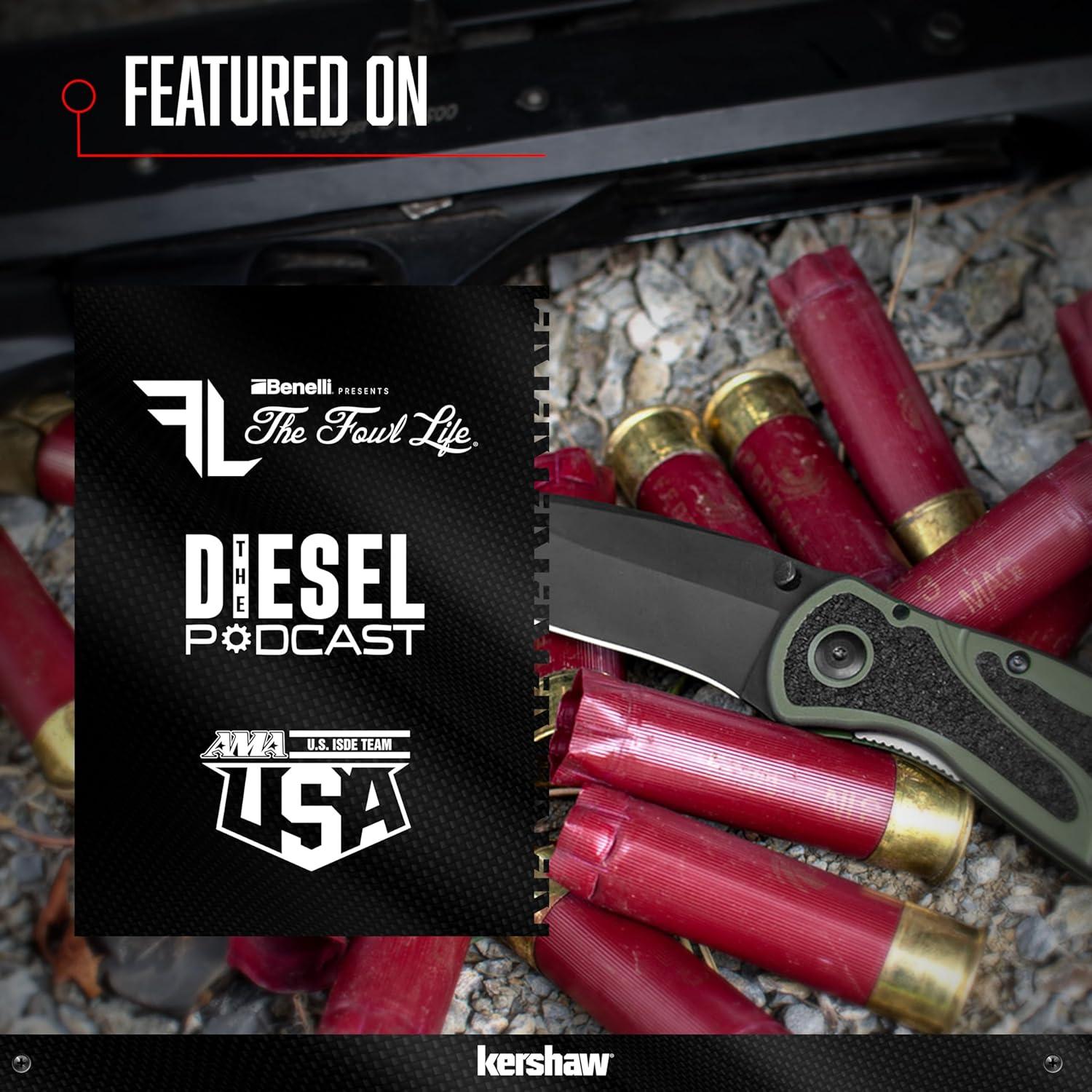 Cuchillo de bolsillo Kershaw Blur 8.64 cm acero inoxidable