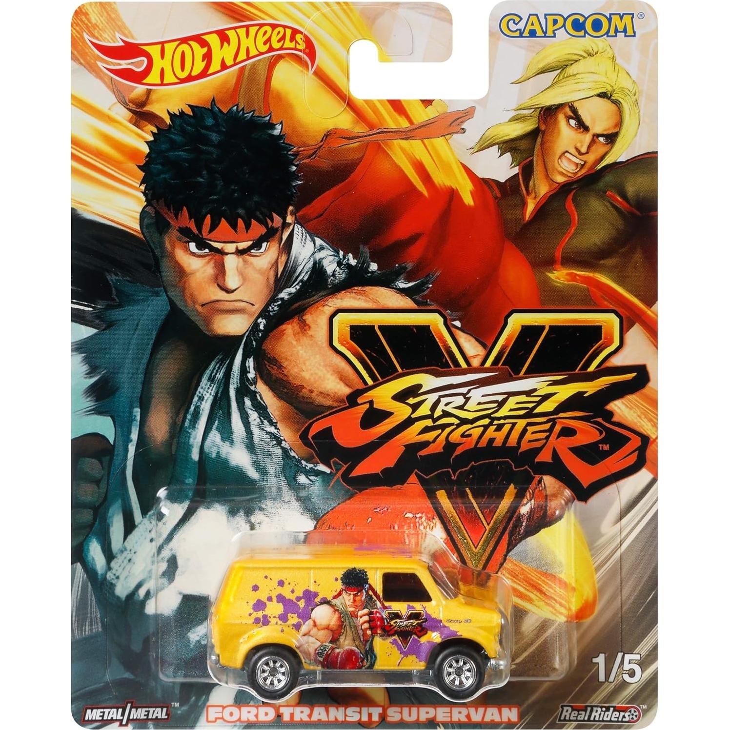 Hot Wheels Ford Transit Super Van 1:64 Detalles Realistas