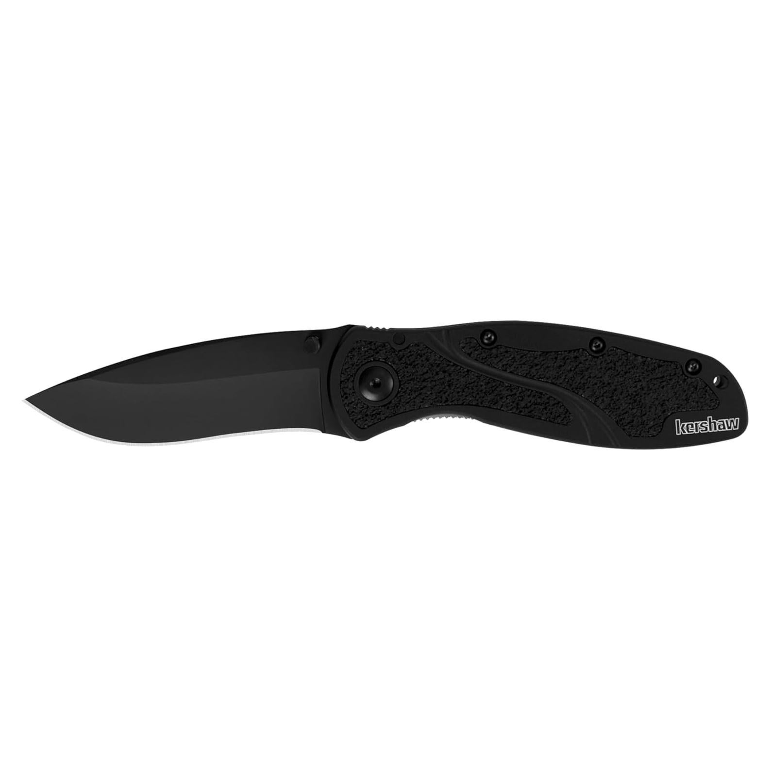 Cuchillo de bolsillo Kershaw Blur Negro 8.6 cm EDC