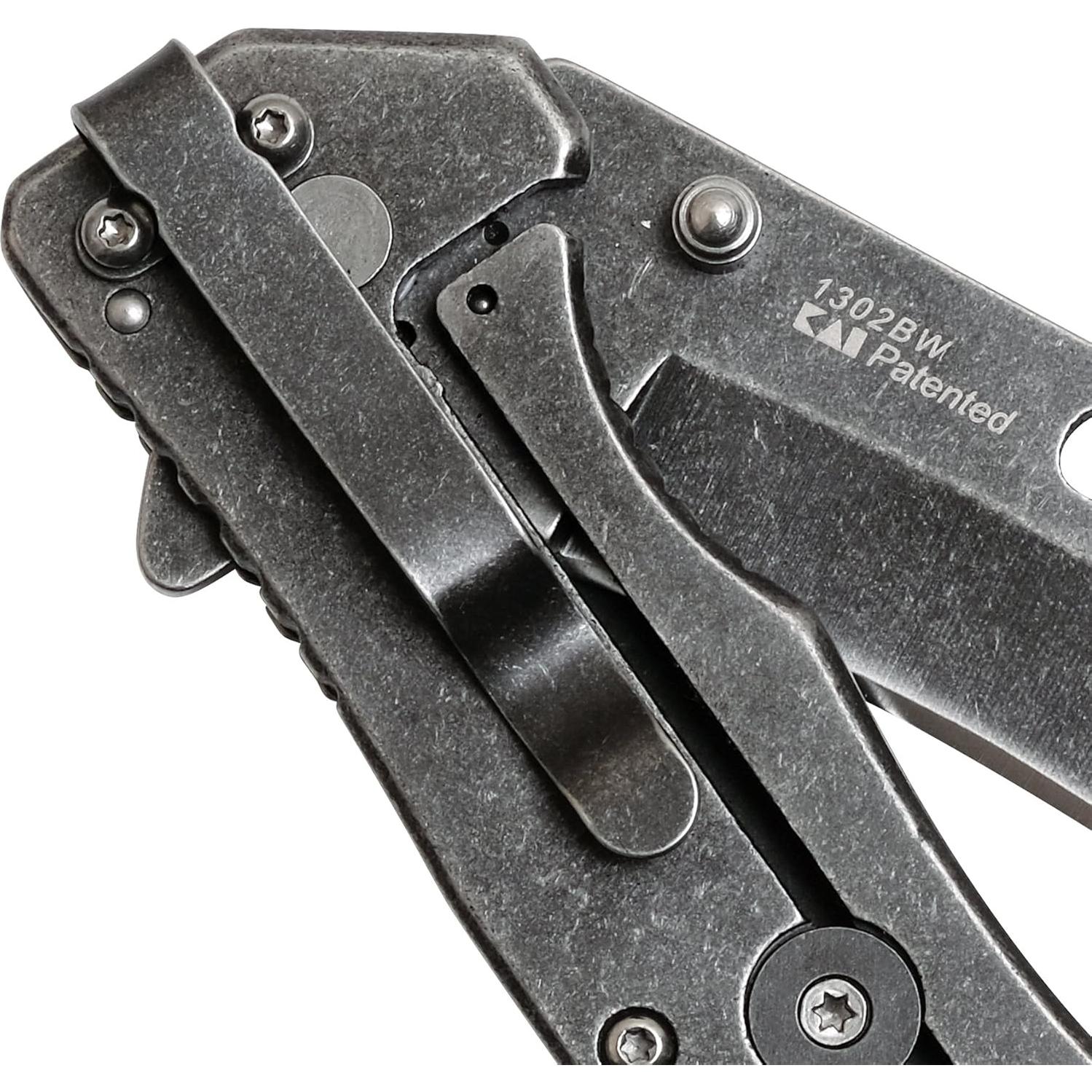 Cuchillo táctico Kershaw Lifter 8.9 cm acero inoxidable Blackwash