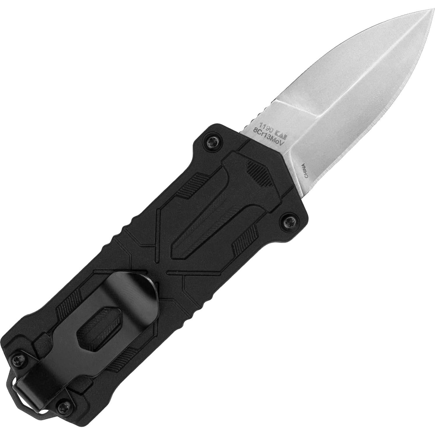 Cuchillo de bolsillo Kershaw Kapsule 4.8 cm negro plegable
