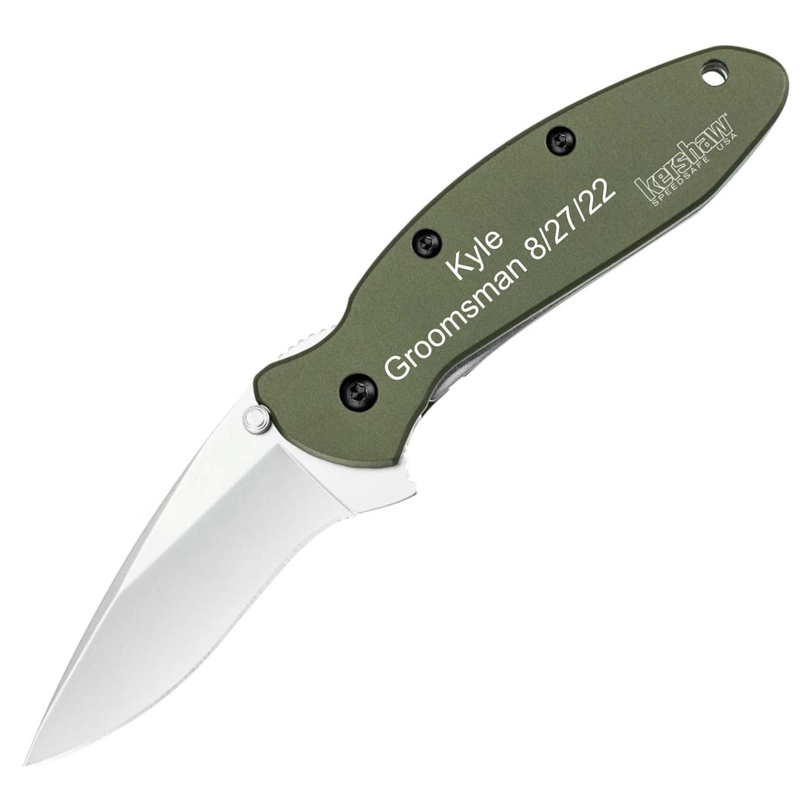 Cuchillo de bolsillo Kershaw KS1620OL personalizado 5.72 cm