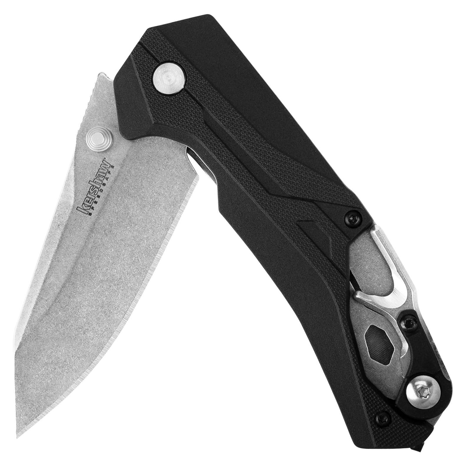 Cuchillo de bolsillo Kershaw Drivetrain 8.1 cm negro plegable