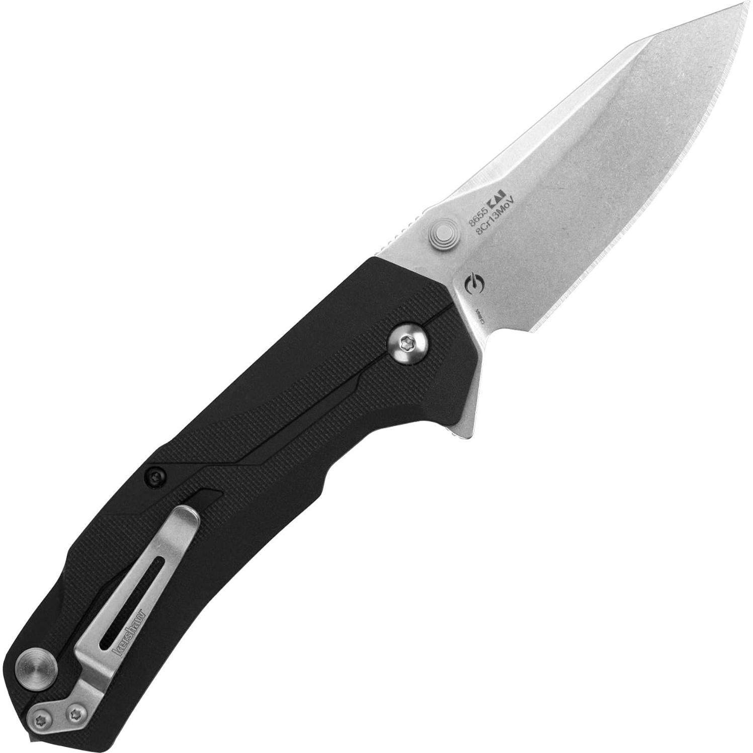 Cuchillo de bolsillo Kershaw Drivetrain 8.1 cm negro plegable